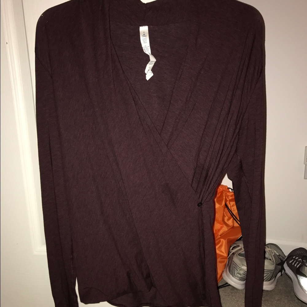 Lululemon wrap pima cotton radiant long sleeve